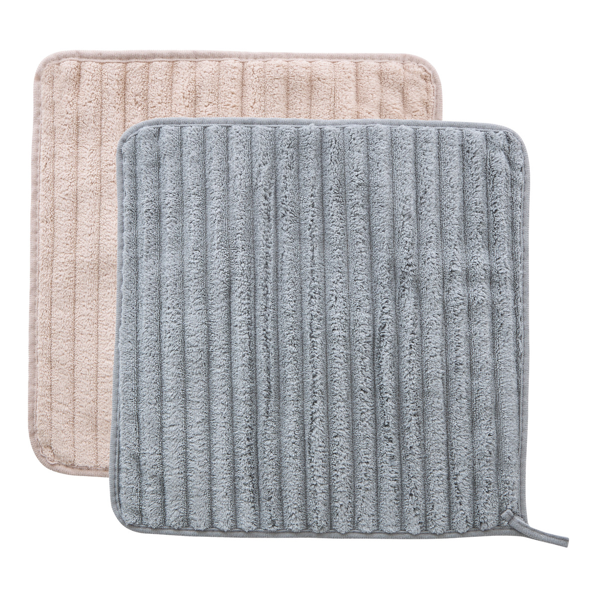 Set de 4 chiffons, l.50/60 cm 