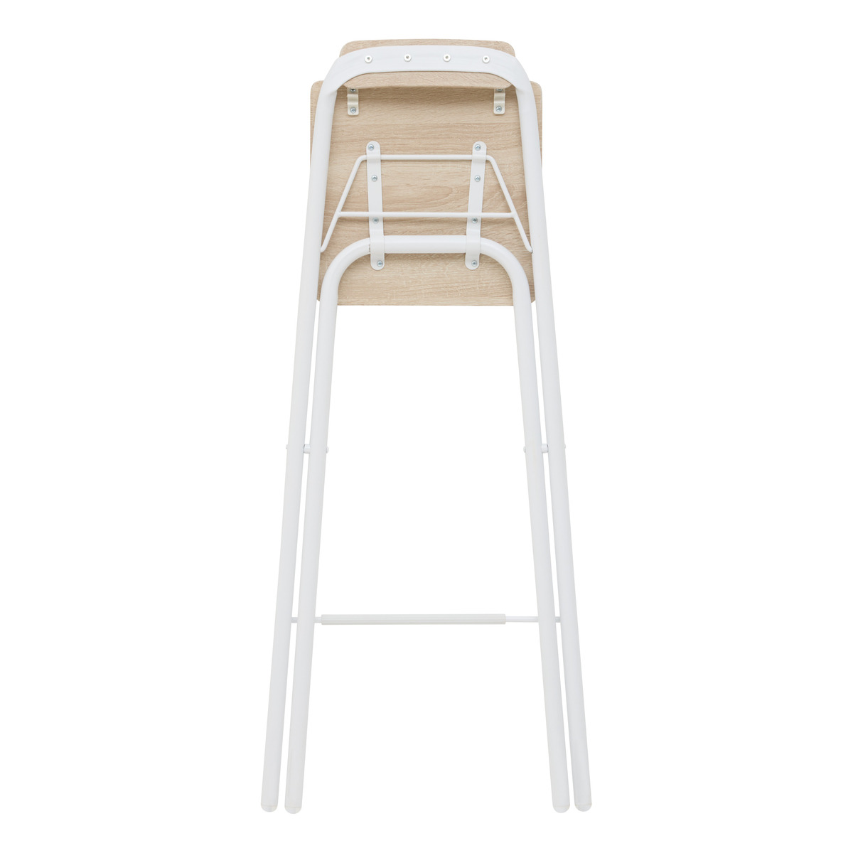 Set chaise de bar pliante et 2 tabourets empilables Flexy