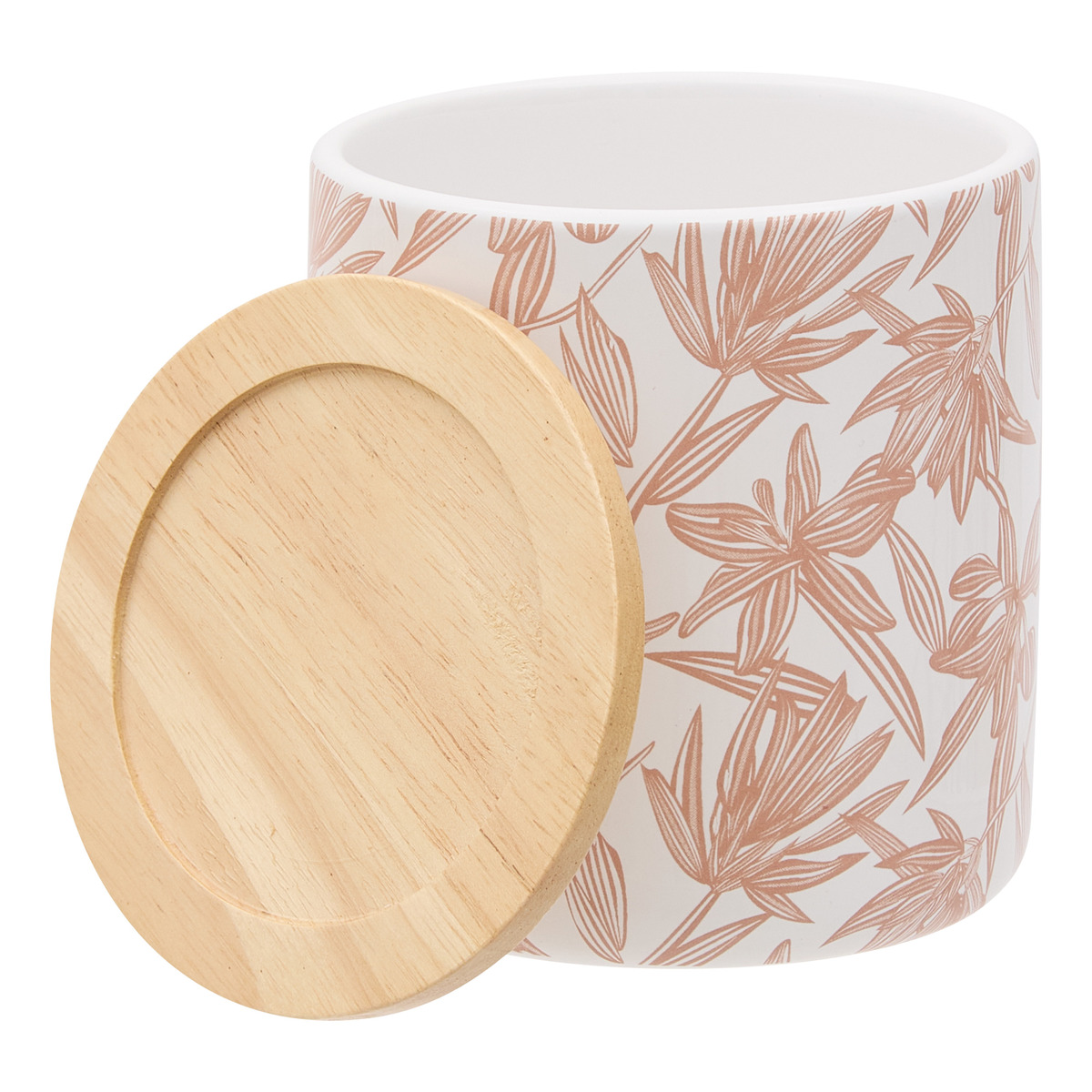 Kit de 6 accessoires de salle de bain, rose Bloom
