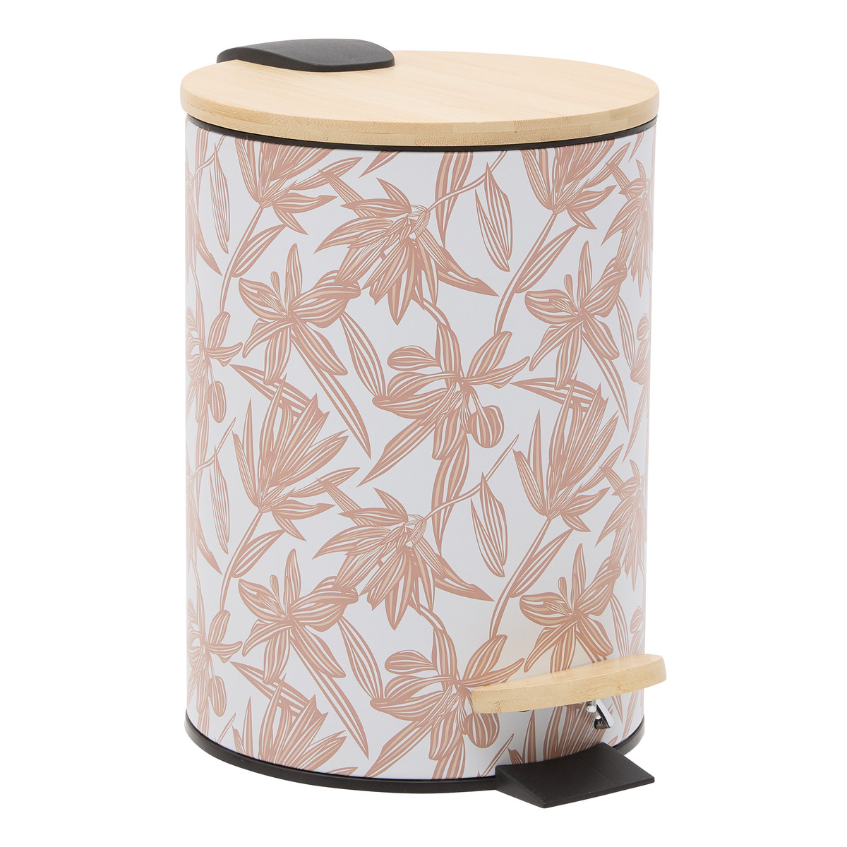 Kit de 6 accessoires de salle de bain, rose Bloom
