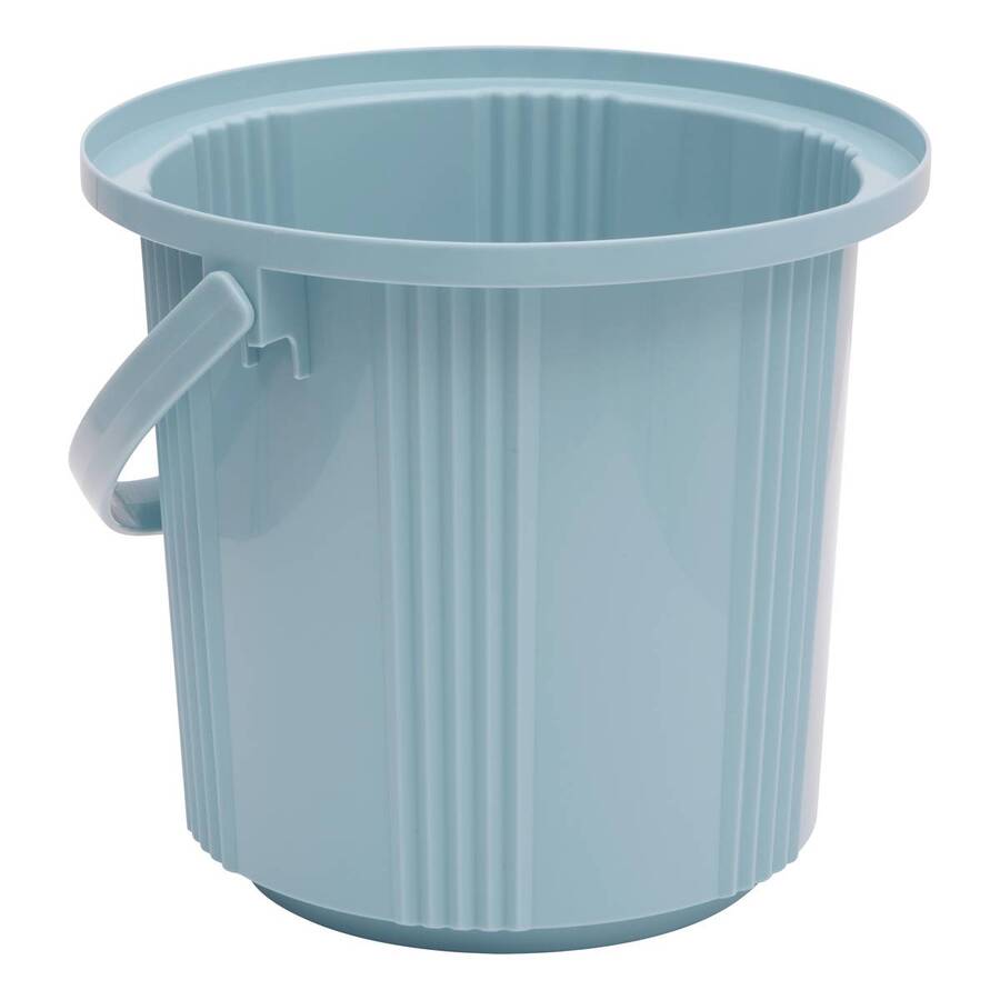 Poub compost plast 10l bleu 