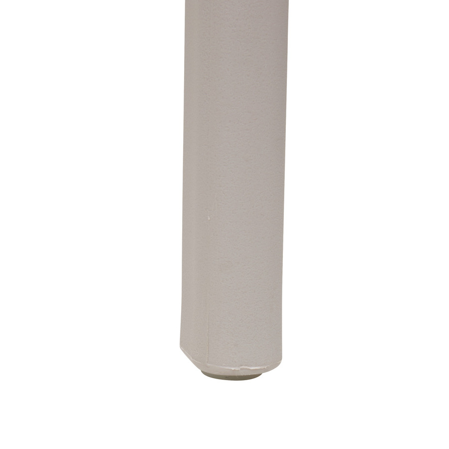Lot de 6 chaises empilables plastique, taupe Plasta