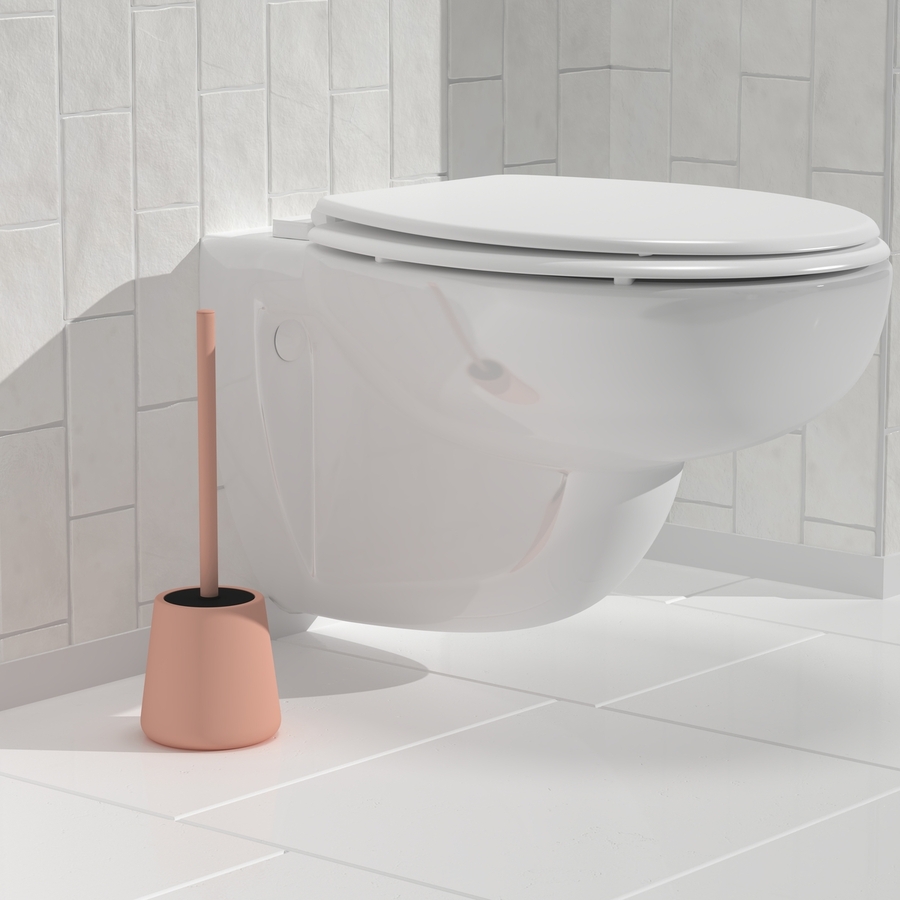 Kit de 2 accessoires pour wc, rose blush Colorama