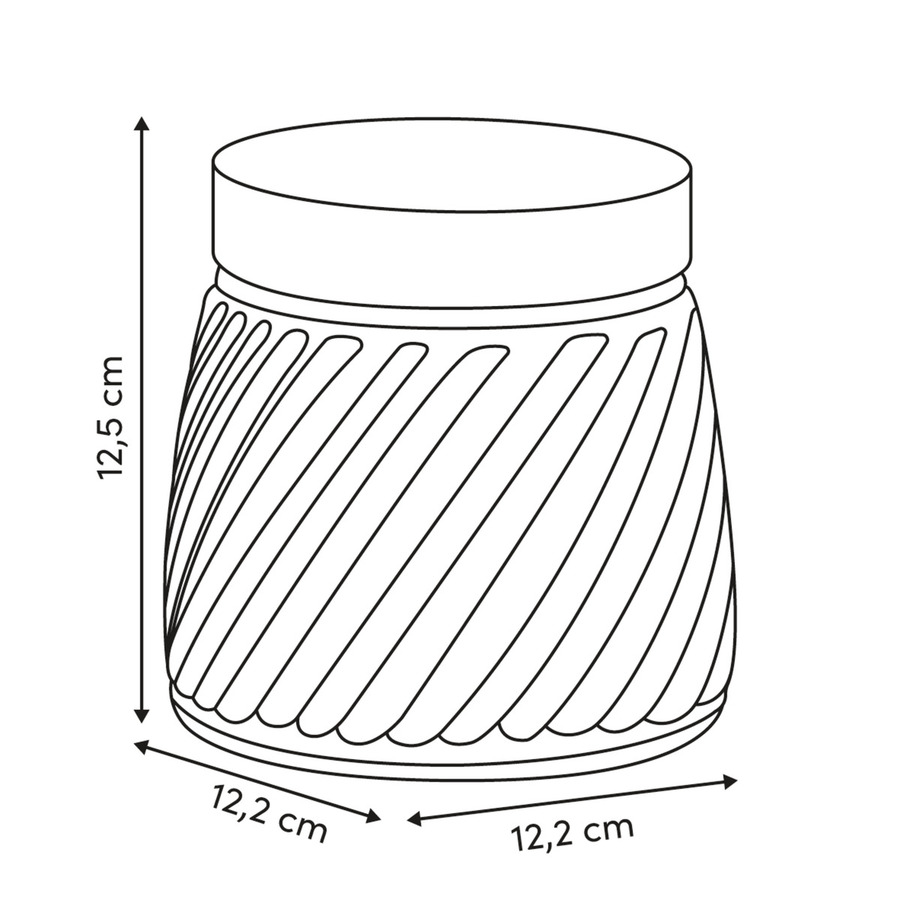 Set de 3 bocaux, 0,9/1,3/1,7l, transparent Striva