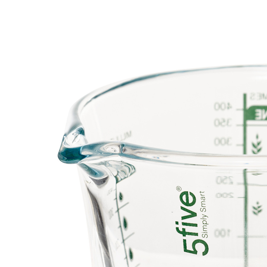 Lot de 2 verres doseurs, verre borosilicate, 50 cl, transparent Essentiels