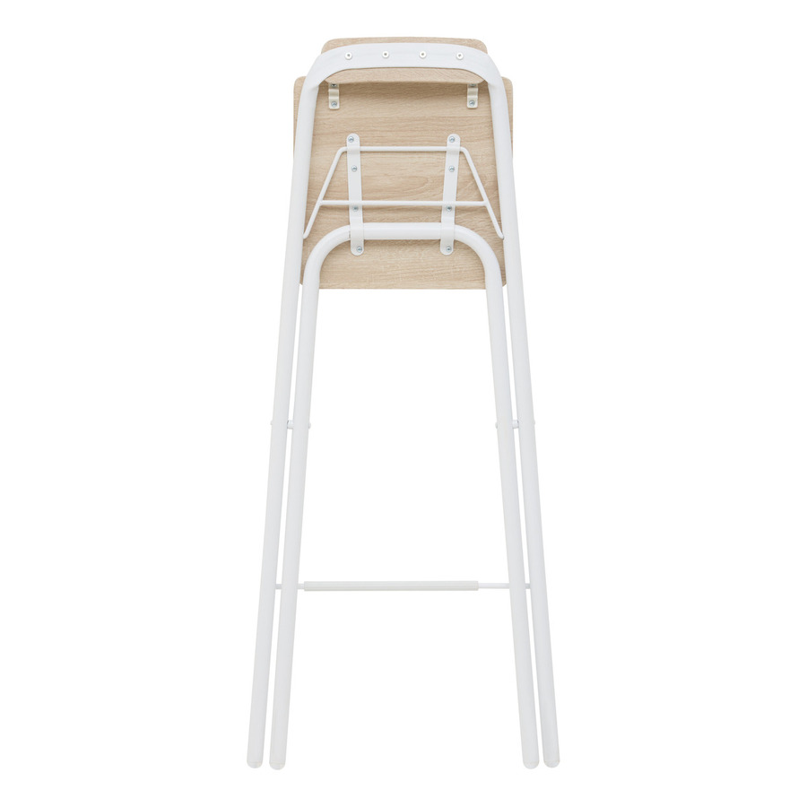 Set chaise de bar pliante et 2 tabourets empilables Flexy