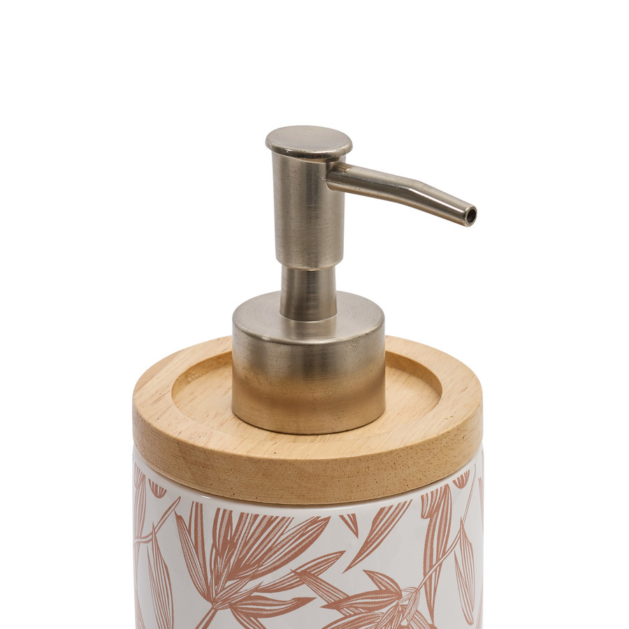 Kit de 6 accessoires de salle de bain, rose Bloom