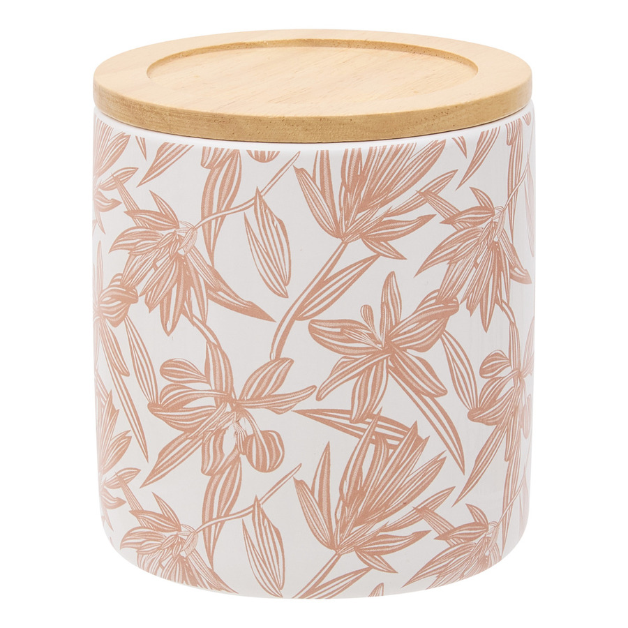 Kit de 6 accessoires de salle de bain, rose Bloom