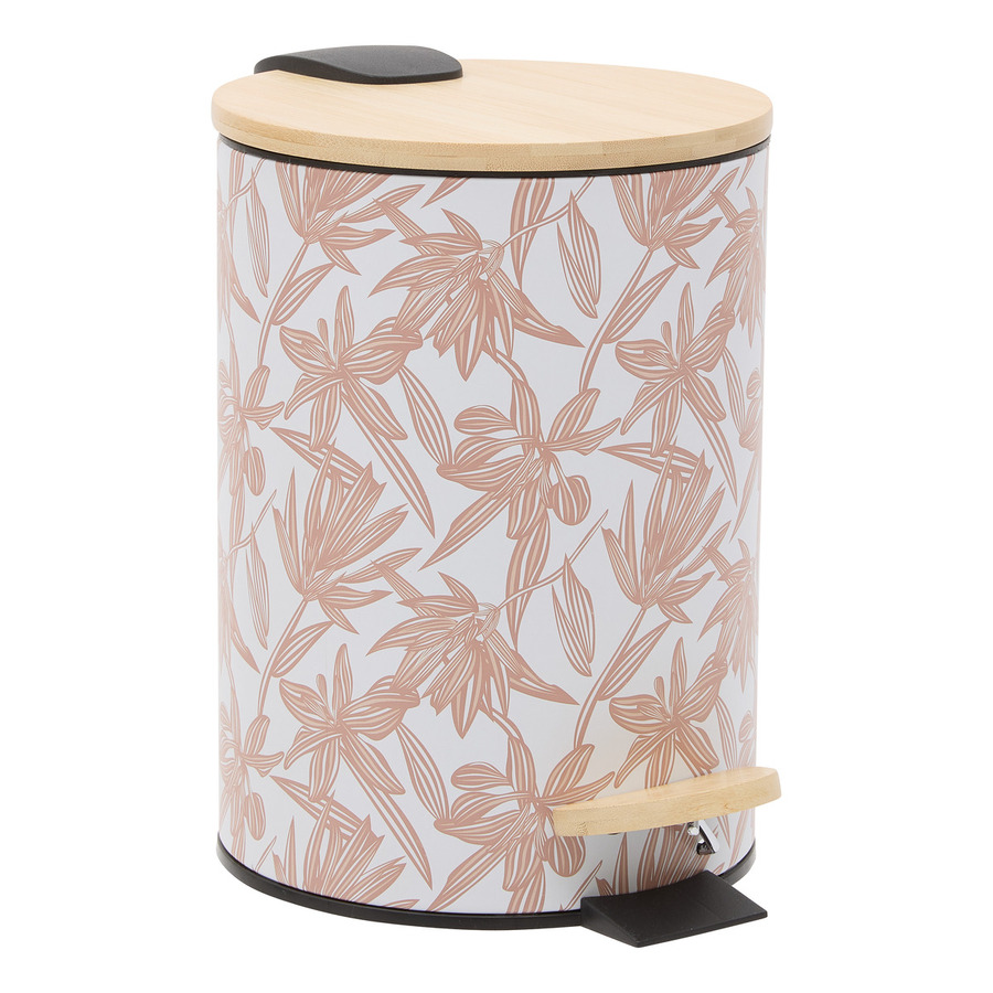 Kit de 6 accessoires de salle de bain, rose Bloom