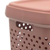 Corbeille à linge, 70l, terracotta