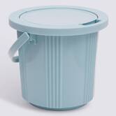 Poub compost plast 10l bleu 