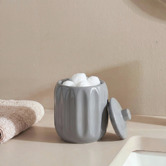 Kit de 3 accessoires de salle de bain, gris Colorama
