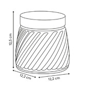 Set de 3 bocaux, 0,9/1,3/1,7l, transparent Striva