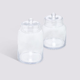Set de 2 bonbonnières, verre, 1,2/2,2 l Ambroisia