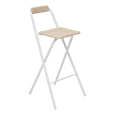 Set chaise de bar pliante et 2 tabourets empilables Flexy