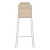 Set chaise de bar pliante et 2 tabourets empilables Flexy
