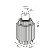 Kit de 5 accessoires de salle de bain, ambre Solis
