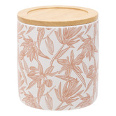 Kit de 6 accessoires de salle de bain, rose Bloom