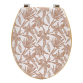 Kit de 6 accessoires de salle de bain, rose Bloom