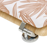 Kit de 6 accessoires de salle de bain, rose Bloom