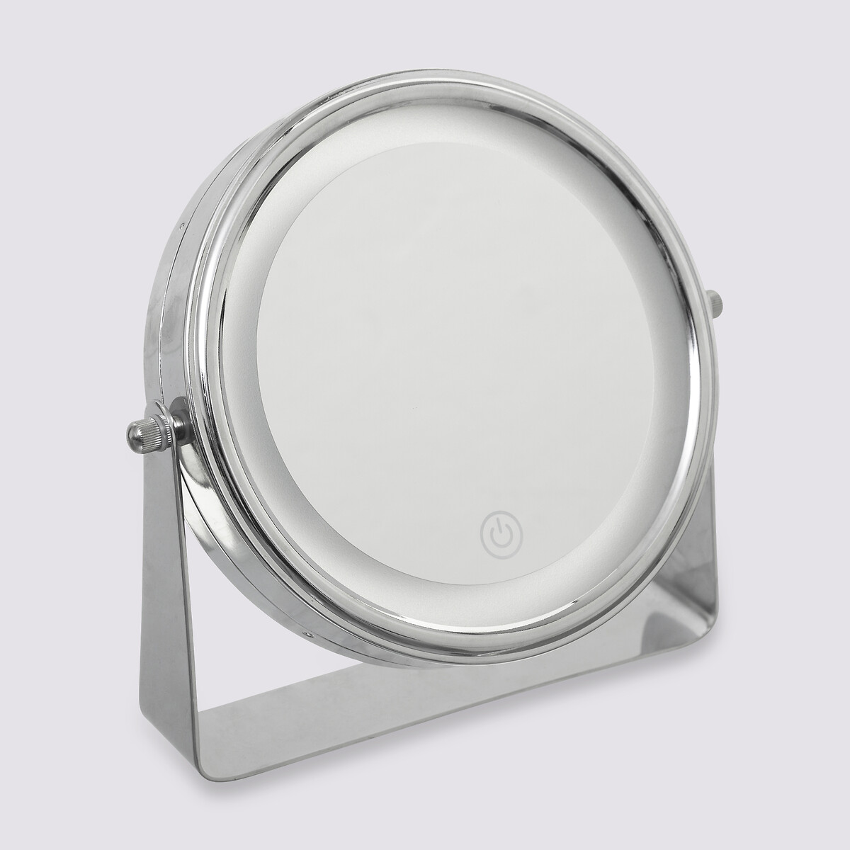 Miroir rond et rotatif à led 19 cm 