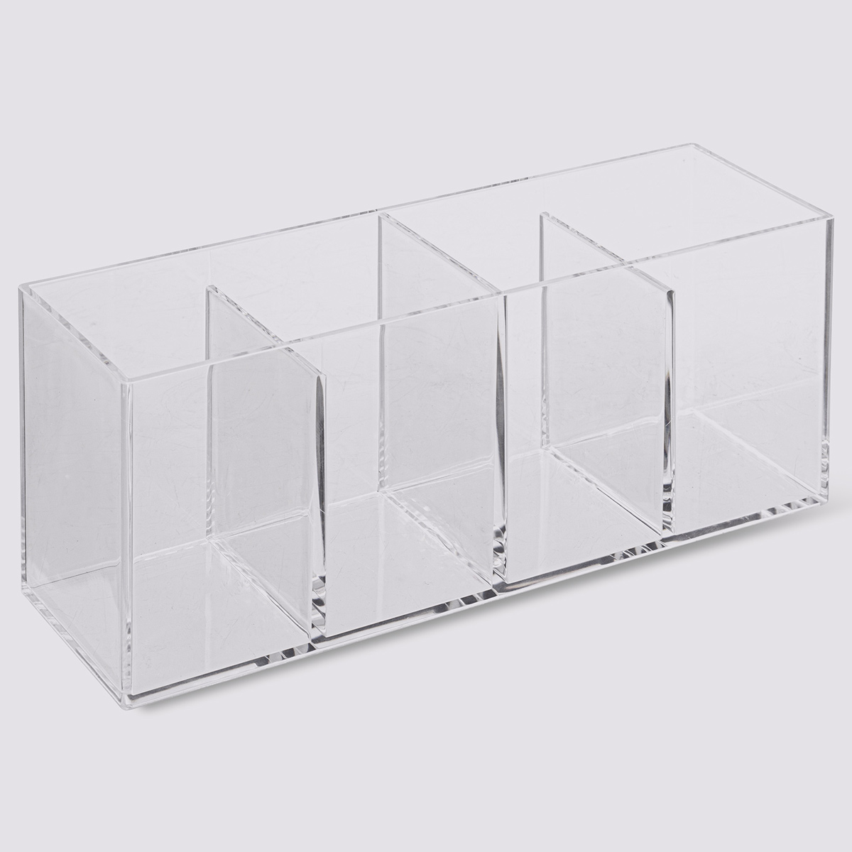 Organiseur 4 compartiments, transparent Selena