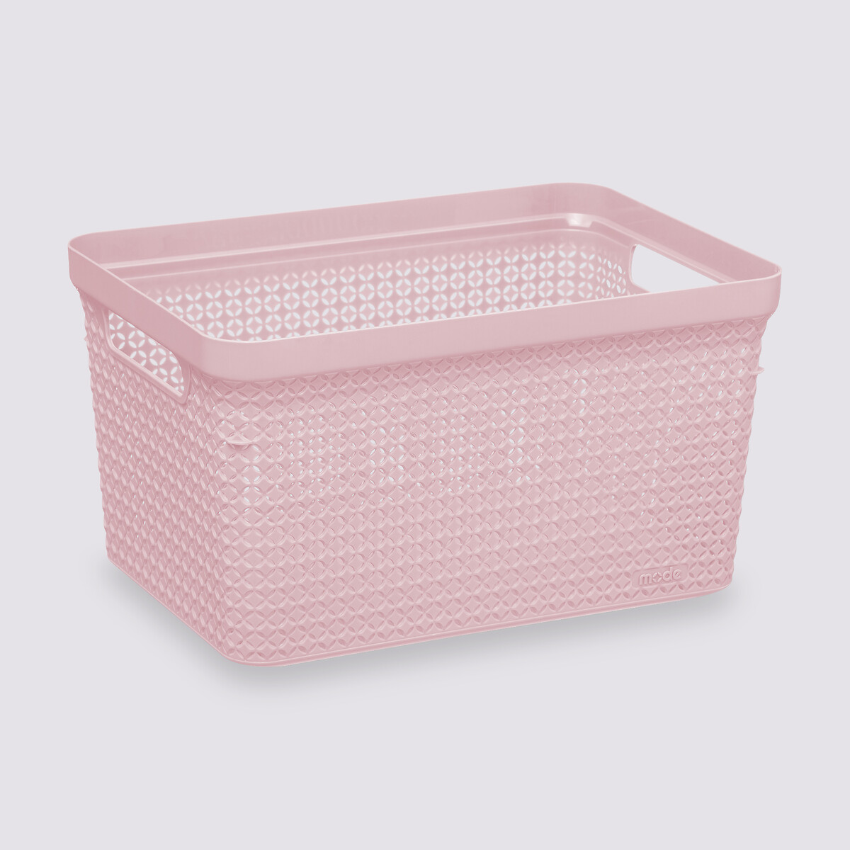 Panier en plastique 5l - rose Scandi