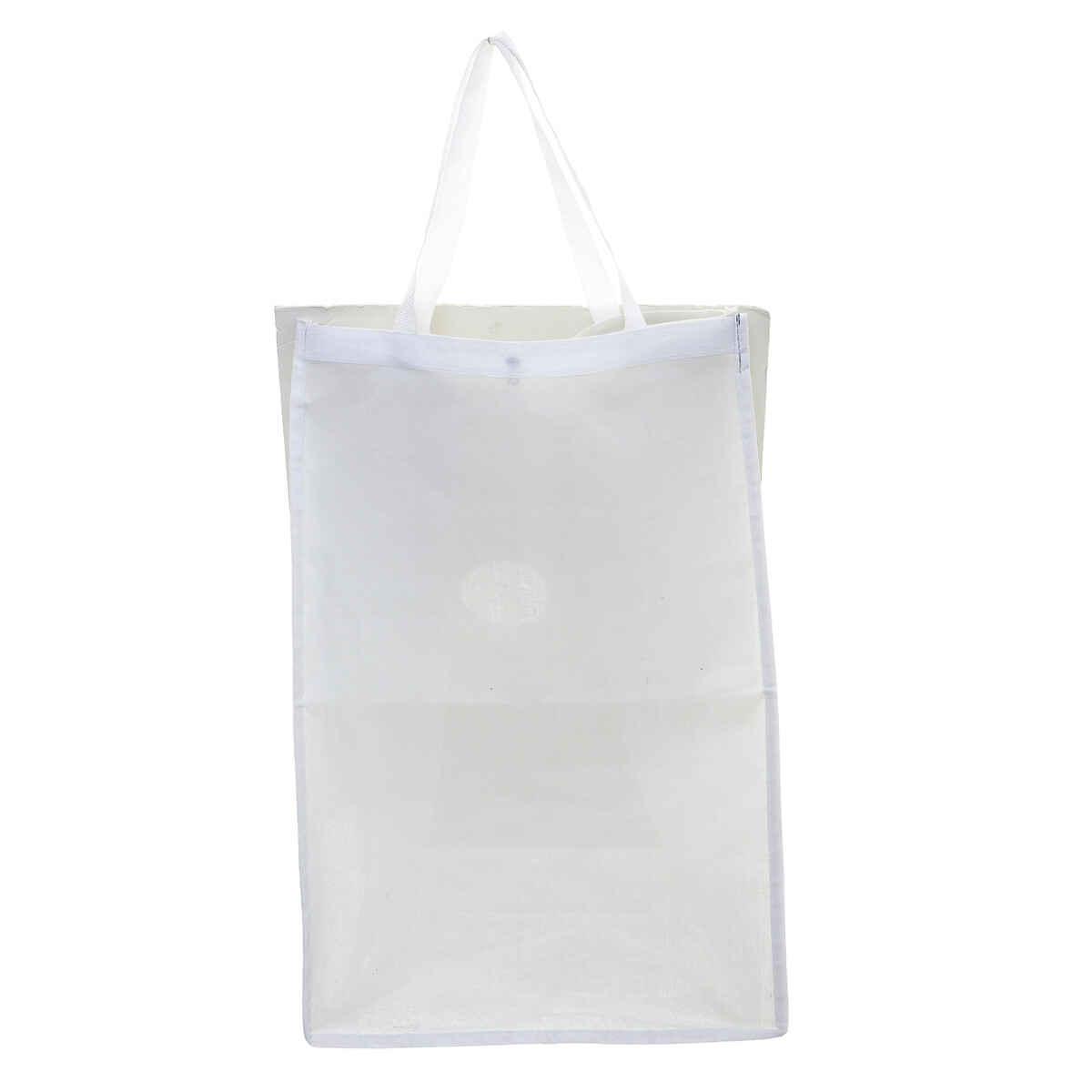 Panier à linge double 50l, bambou Sicela