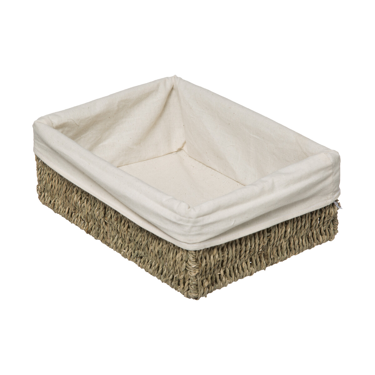 2 paniers de rangement en roseau Vannerie