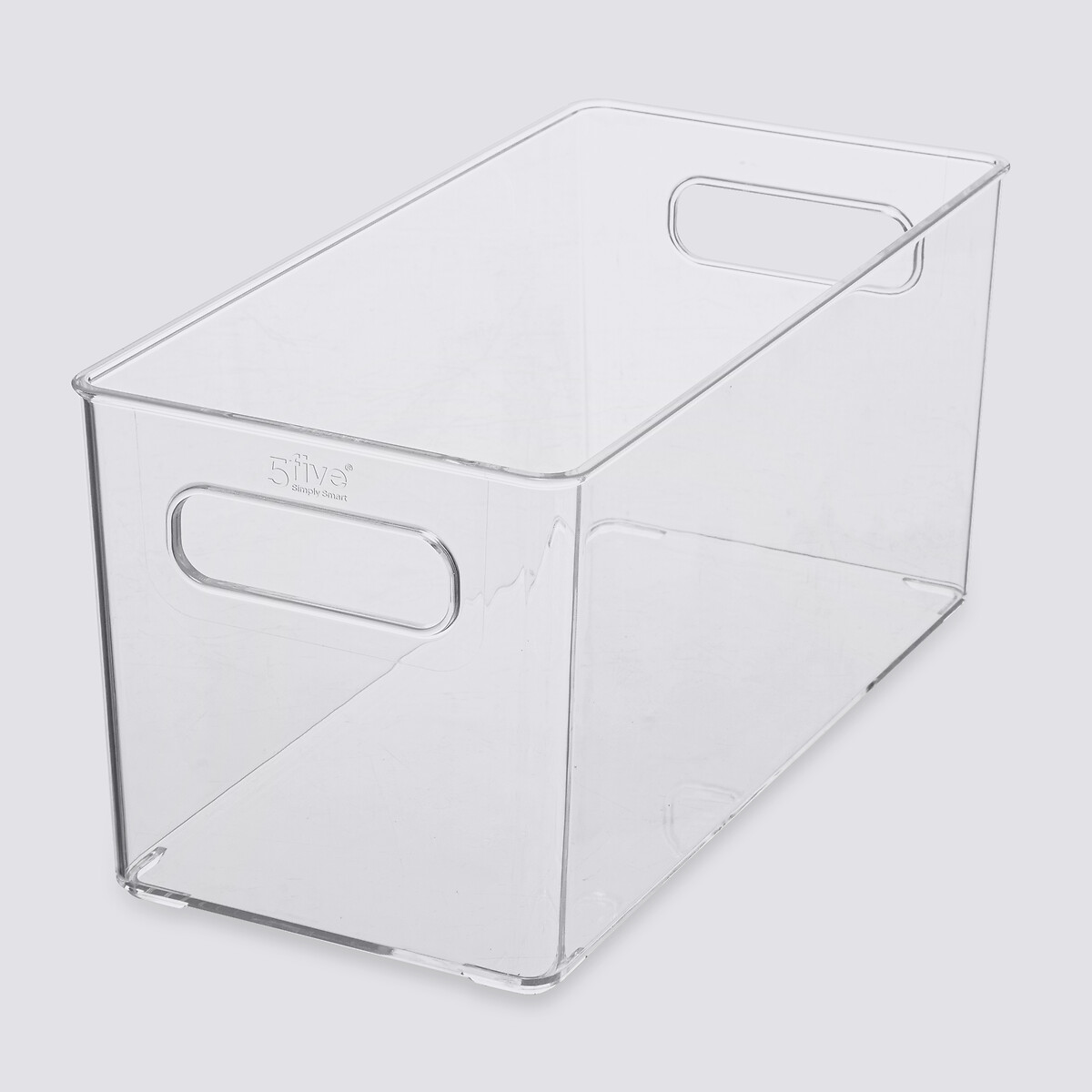 Panier plastique 15x31 cm, transparent Selena