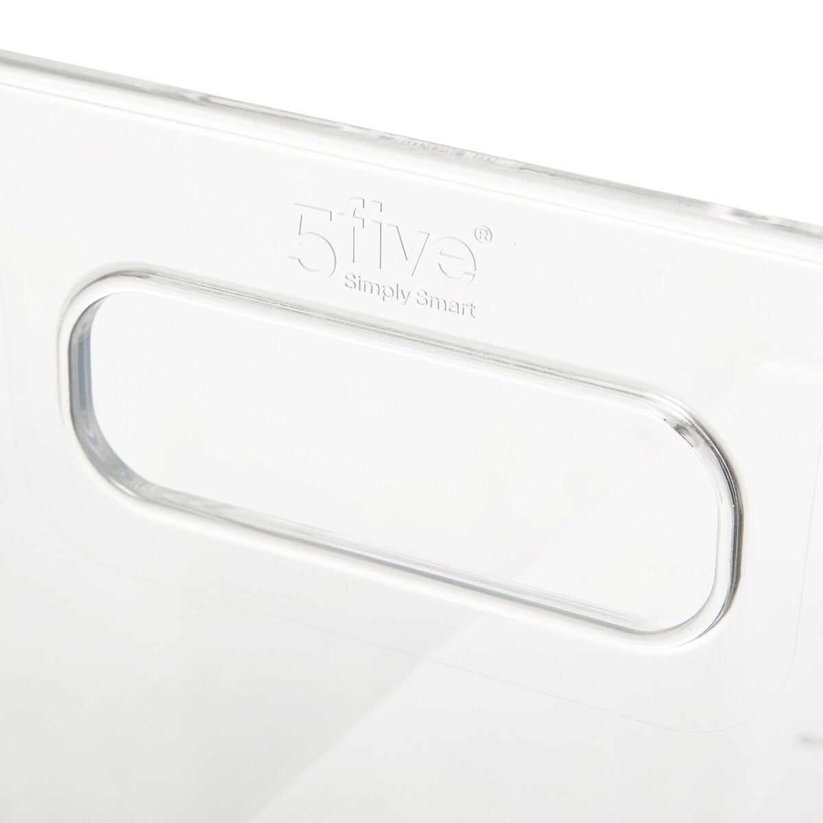 Panier plastique 15x31 cm, transparent Selena