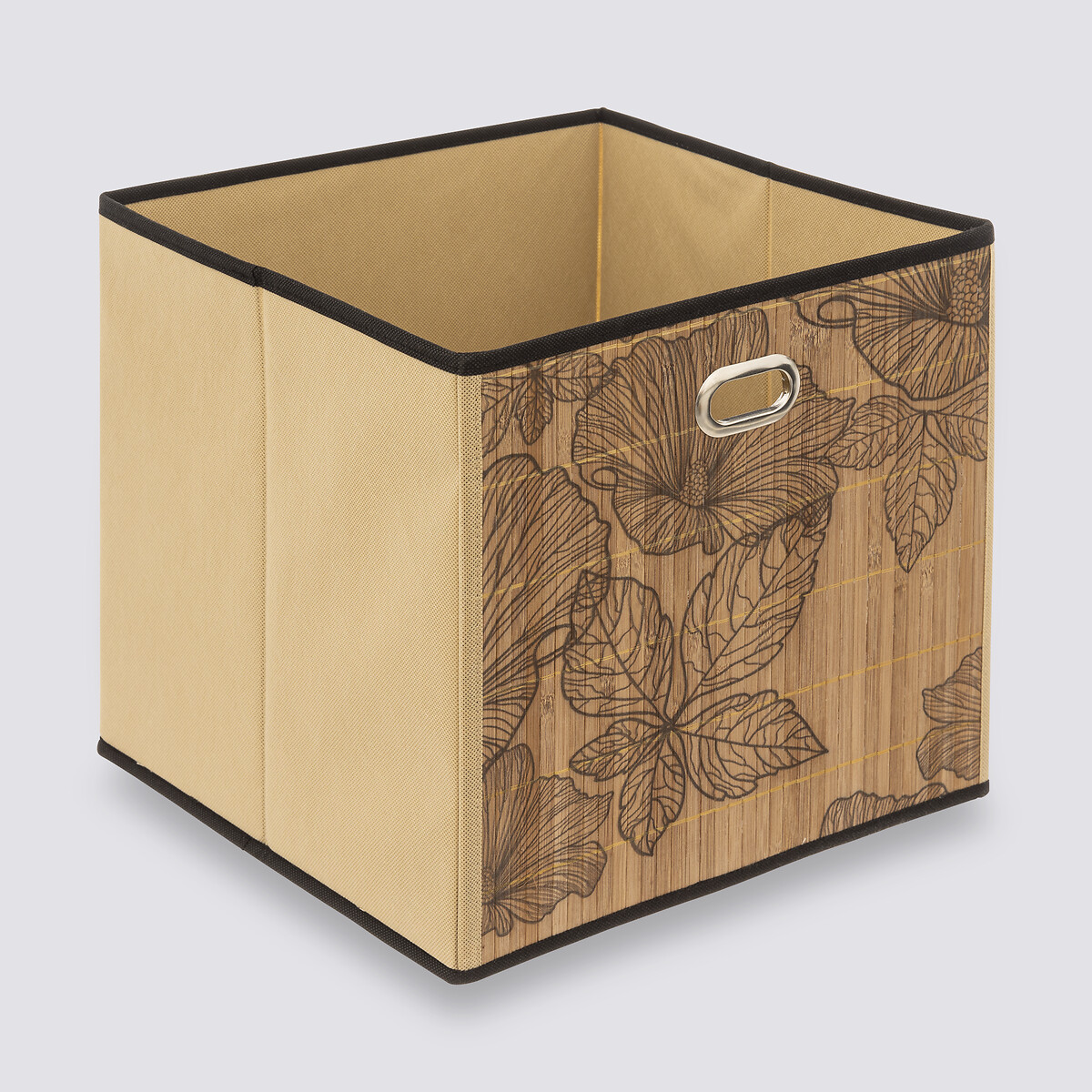 Panier 31x31cm, latte bambou Blackflora