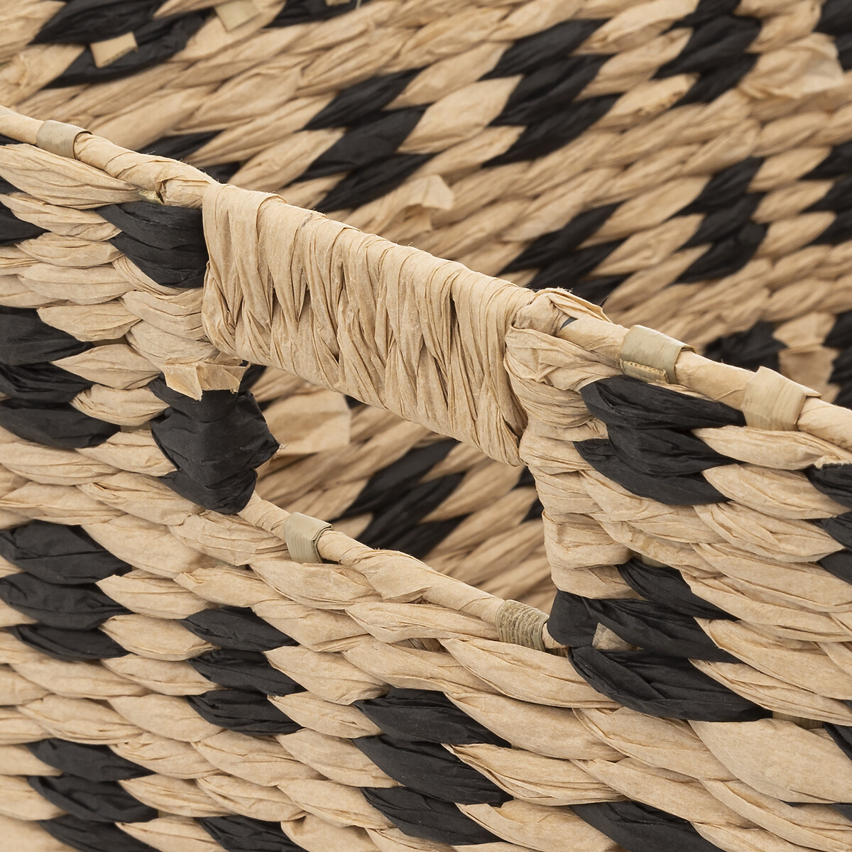 Panier 55x35 cm, noir Terre inconnue