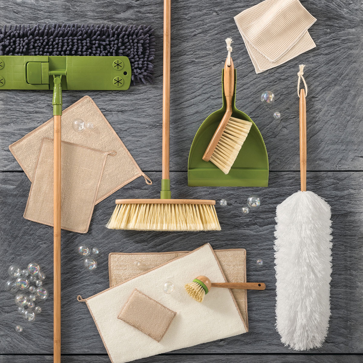 Plumeau microfibre, bambou Wood & clean