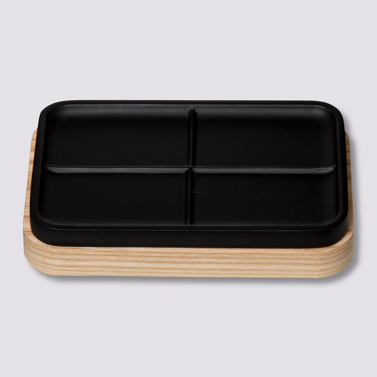 Porte-savon, noir Naturéo