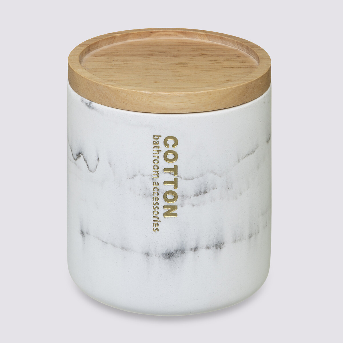 Pot à cotons, blanc Léa