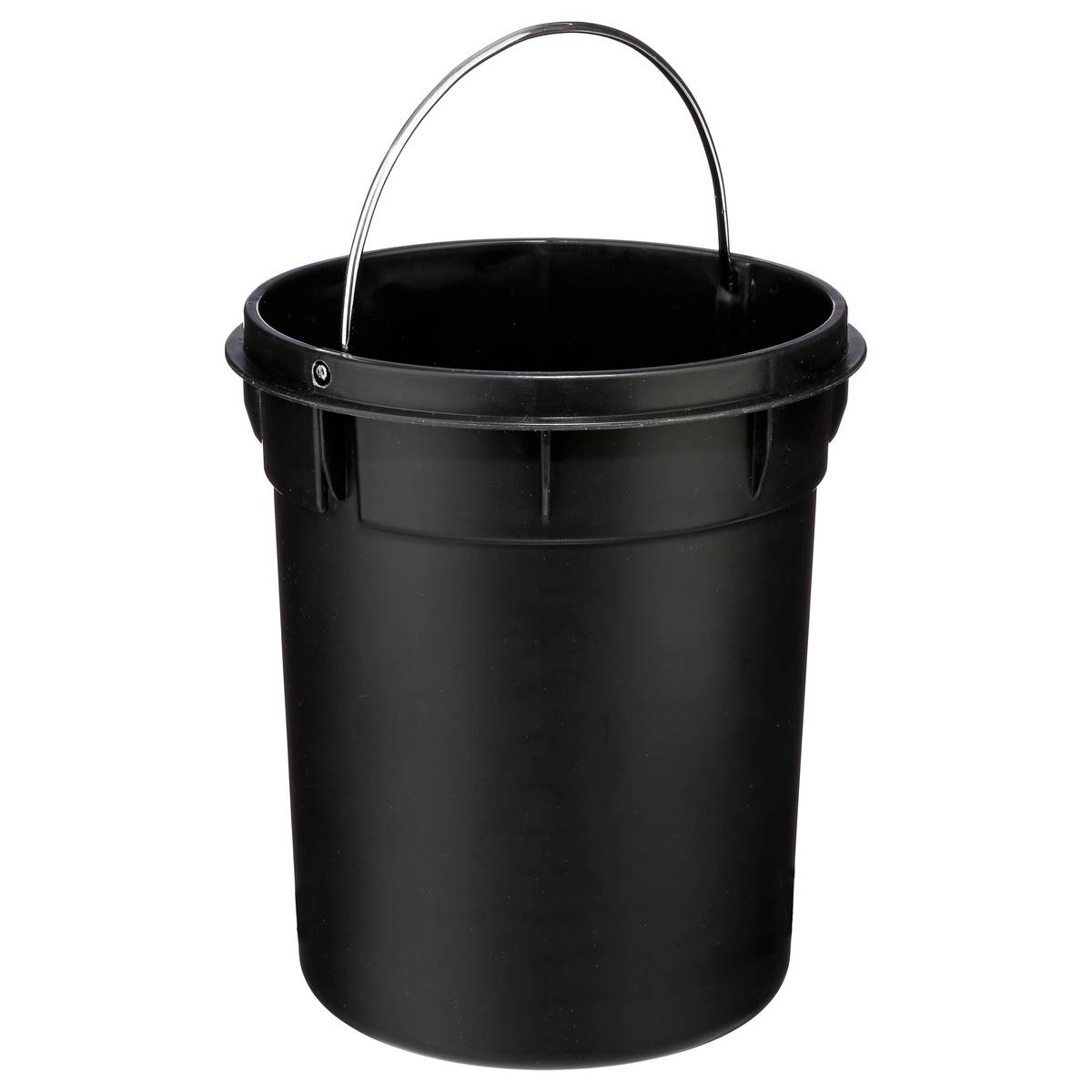 Poubelle ronde métal 3l, taupe Colorama