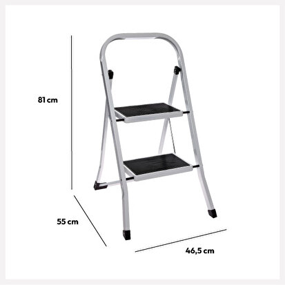 Marchepied anse métal 2 marches 