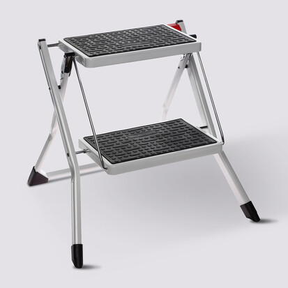 Marchepied métal 2 marches 