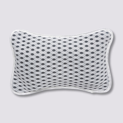 Oreiller de bain, fixation ventouse 