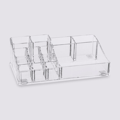 Organiseur 14 compartiments, transparent Selena