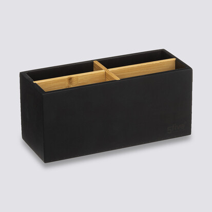 Organiseur 4 compartiments, noir Naturéo