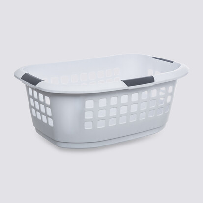Corbeille à linge 51l, blanc Hugger