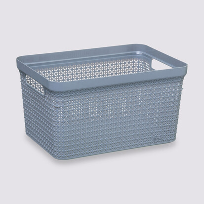 Panier en plastique 5l - gris Scandi