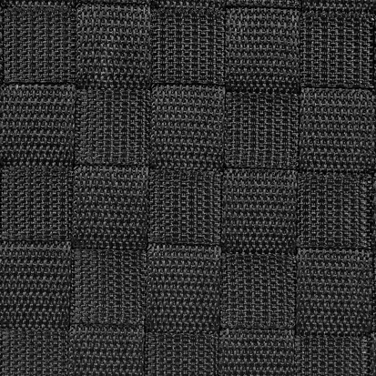 Panier de rangement bisauté, noir Lise