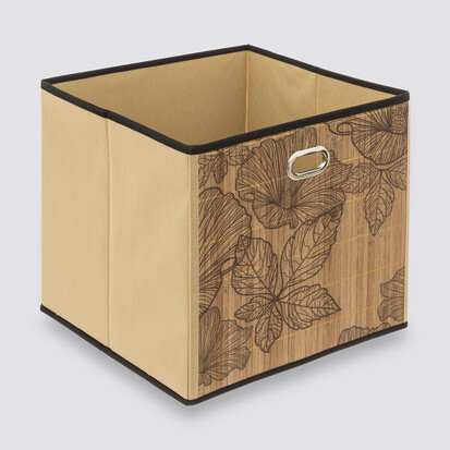 Panier 31x31cm, latte bambou Blackflora