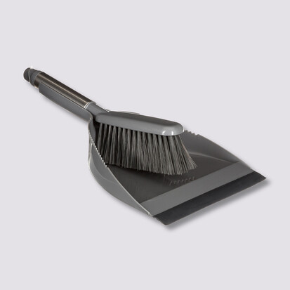 Ensemble pelle/balayette, gris Silver & clean