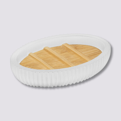 Porte-savon, blanc Modern color