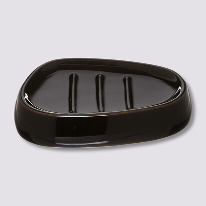 Porte-savon, noir Colorama