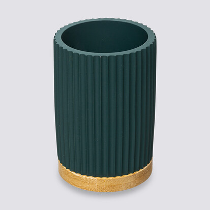 Pot à brosses à dents, bleu pétrole Modern color